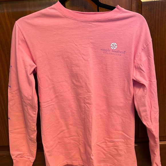 Simply Southern Lil Salty but Sweet Long Sleeve Shirt Size Small - Picture 1 of 3